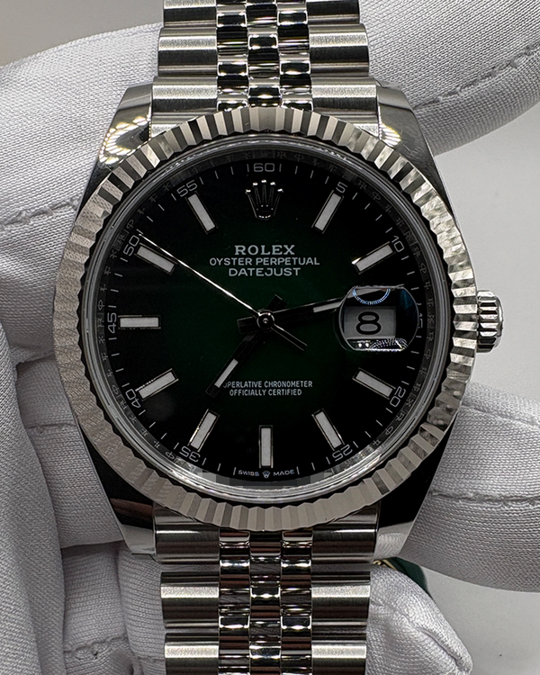 2026 Rolex Datejust 41MM Green Ombré Dial Jubilee Bracelet (126334)