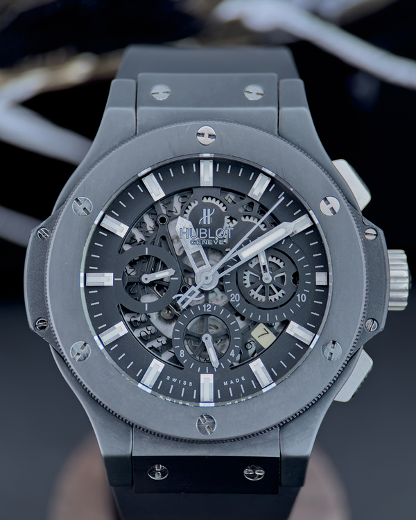 Hublot Big Bang Aero Bang 44MM Skeleton Dial Aftermarket Rubber Strap (311.CI.1170.GR)
