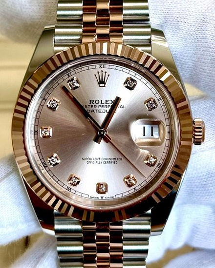 No Reserve - 2025 Rolex Datejust 41MM Sundust Dial Two-Tone Jubilee Bracelet (126331)