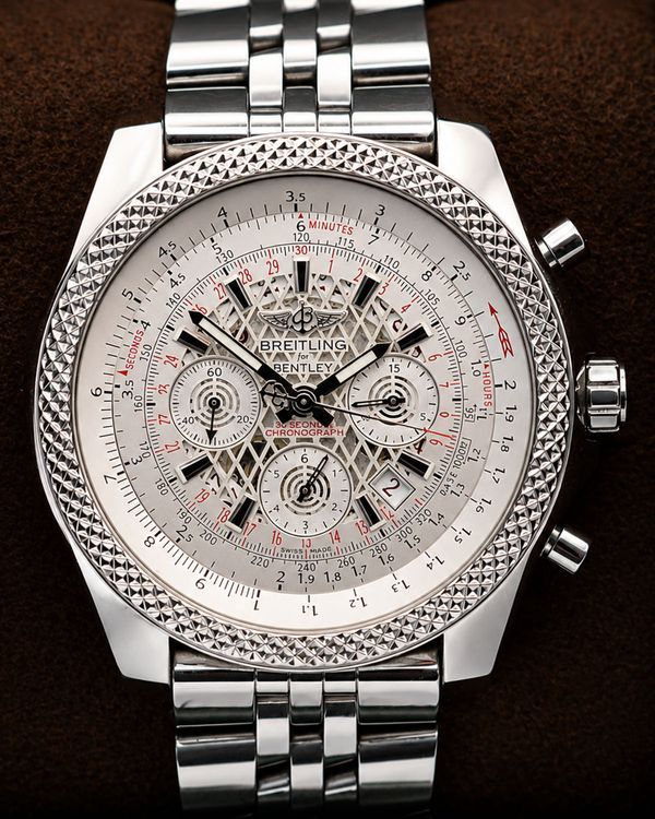 2017 Breitling Bentley B06 49MM Silver Dial Steel Bracelet (AB061112/G768)