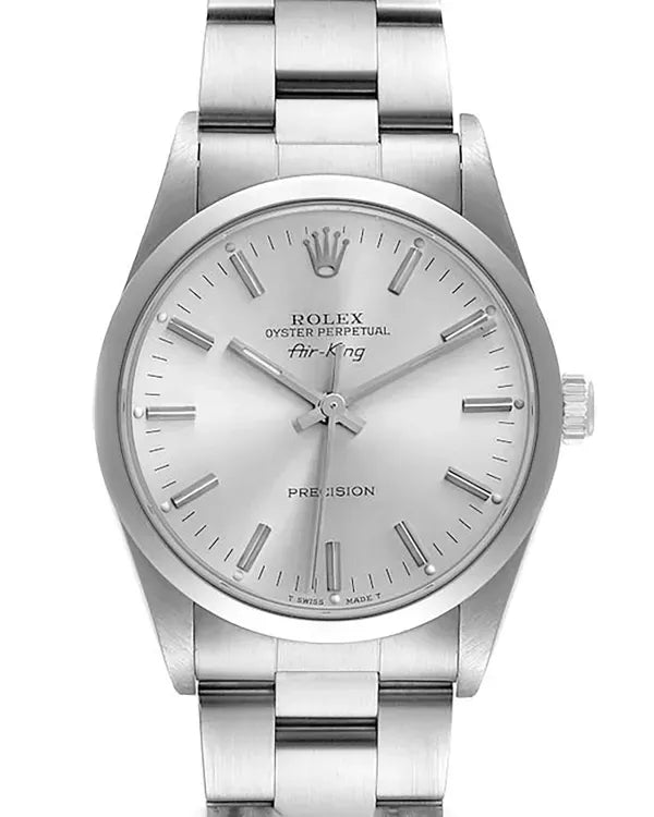 1993 Rolex Air-King 34MM Silver Dial Oyster Bracelet (14000)