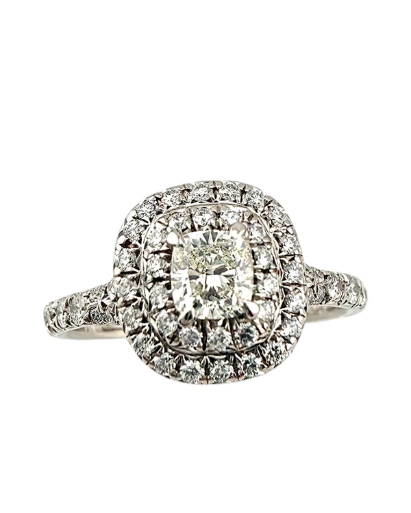 Tiffany Accessories Soleste 0.22ct Platinum Diamond Ring Size 4.5 2MM (Ring)