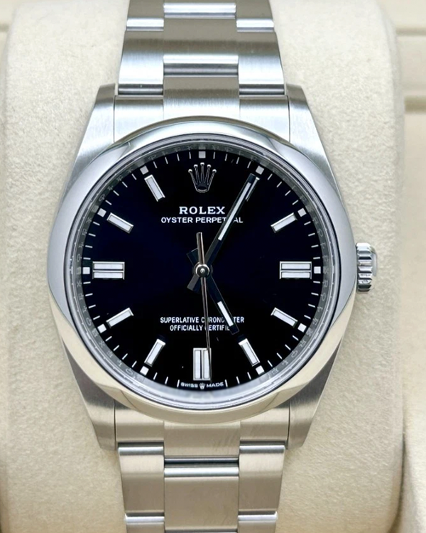 2025 Rolex Oyster Perpetual 36MM Black Dial Oyster Bracelet (126000)