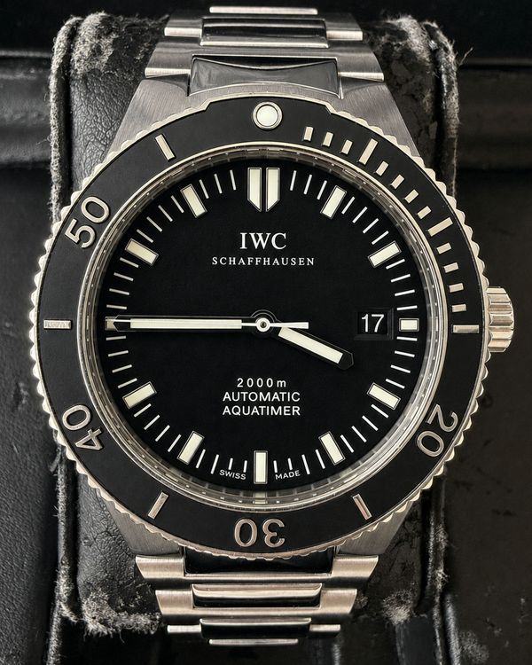 IWC GST Aquatimer 42mm Black Dial Titanium Bracelet (IW353602)