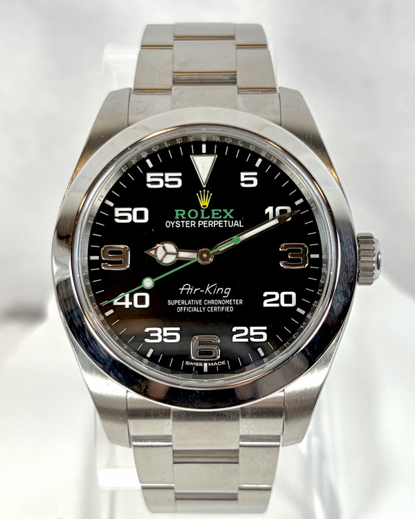 2018 Rolex Air-King 40MM Black Dial Oyster Bracelet (116900)