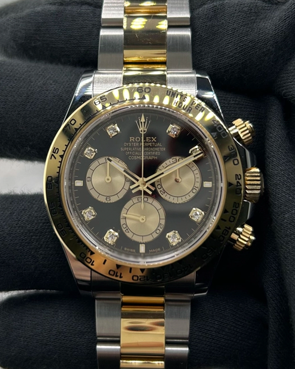 2025 Rolex Cosmograph Daytona 40MM Black Dial Two-Tone Oyster Bracelet (126503)