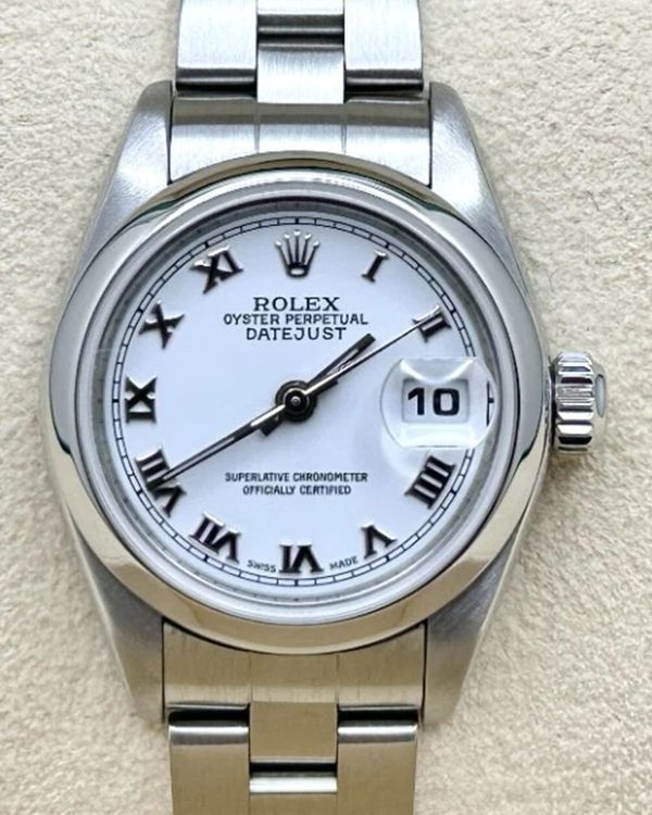 2004 Rolex Lady Datejust 26MM White Dial Oyster Bracelet (79160)