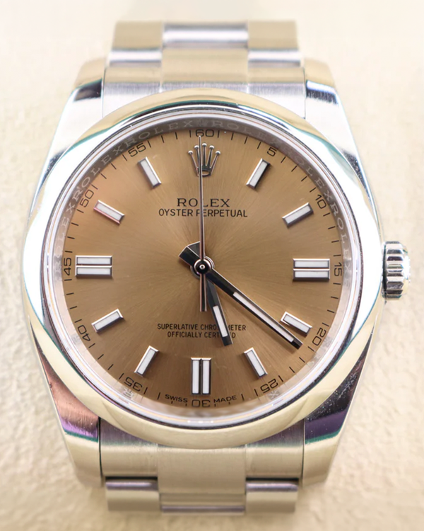 2018 Rolex Oyster Perpetual 36MM White Grape Dial Oyster Bracelet (116000)