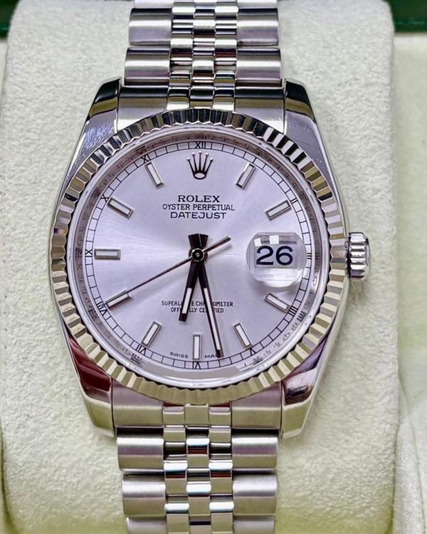 Rolex Datejust 36MM Silver Dial Jubilee Bracelet (116234)