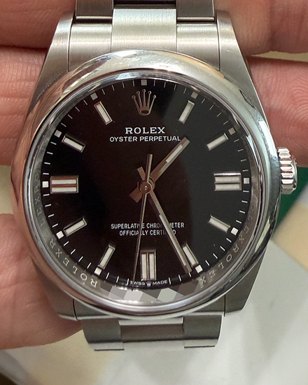 2022 Rolex Oyster Perpetual 36MM Black Dial Oyster Bracelet (126000)
