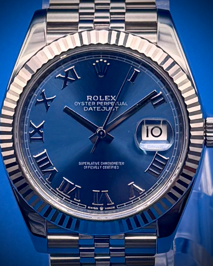 2024 Rolex Datejust 41MM Blue Dial Jubilee Bracelet (126334)