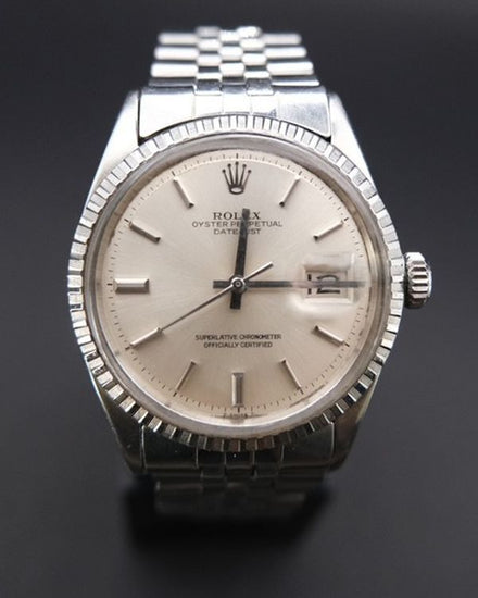 1970 Rolex Datejust 36MM Silver "Pie Pan" Dial Jubilee Bracelet (1603)