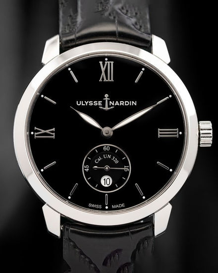 2025 Ulysse Nardin Classico L.E. 40MM Black Dial Leather Strap (3203-136-2/32)