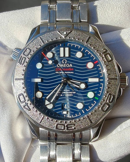 2024 Omega Seamaster Diver 300M "Beijing 2022" S.E. 42MM Blue Dial Steel Bracelet  (522.30.42.20.03.001)