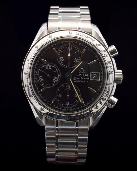 Omega Speedmaster Date 39MM Black Dial Steel Bracelet (3513.50.00)