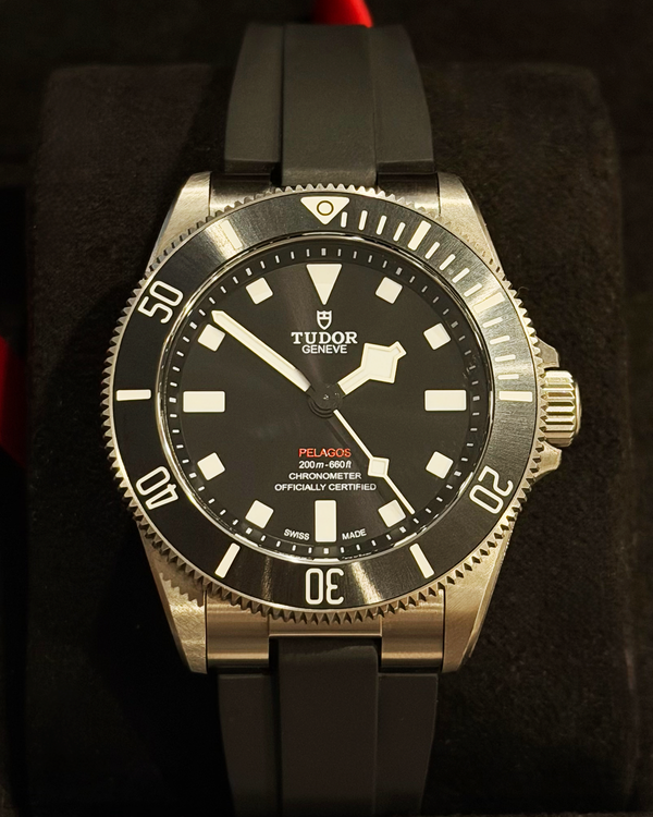 2025 Tudor Pelagos 39MM Black Dial Rubber Strap (25407N)