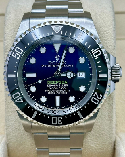 2022 Rolex Sea-Dweller Deepsea 44MM Blue Dial Oyster Bracelet (126660)