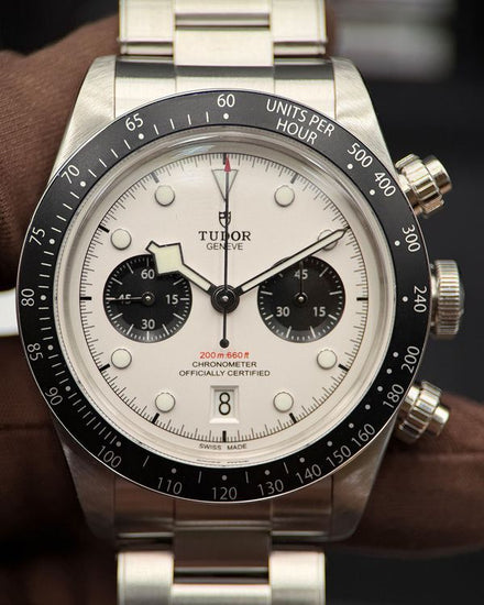 2022 Tudor Black Bay Chrono "Panda" 41MM White Dial Steel Bracelet (79360N)