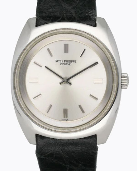 Patek Philippe Calatrava 33MM Silver Dial Leather Strap (3579/1)