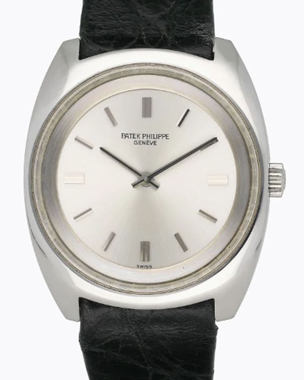 Patek Philippe Calatrava 33MM Silver Dial Leather Strap (3579-1)