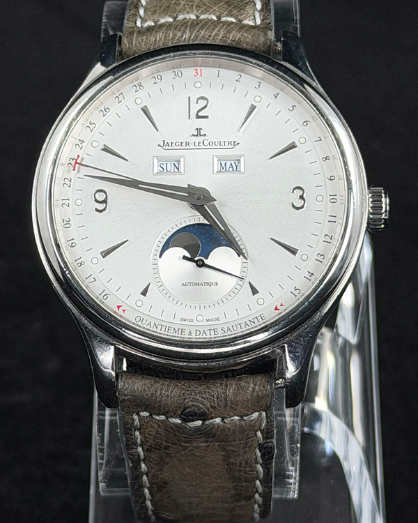 2021 Jaeger-LeCoultre Master Calendar 40MM Silver Dial Leather Strap (Q4148420)