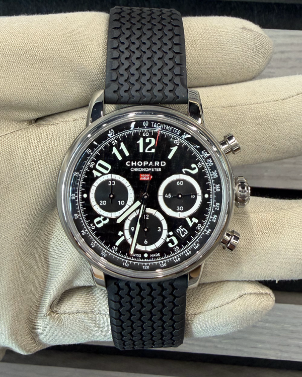 2026 Chopard Mille Miglia Classic Chronograph 40.5MM Black Dial Rubber Strap (168619-3001)