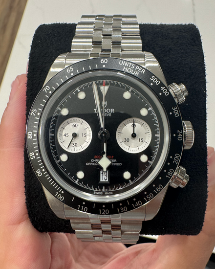 2026 Tudor Black Bay Chrono 41MM Black Dial Steel Bracelet (79360N)