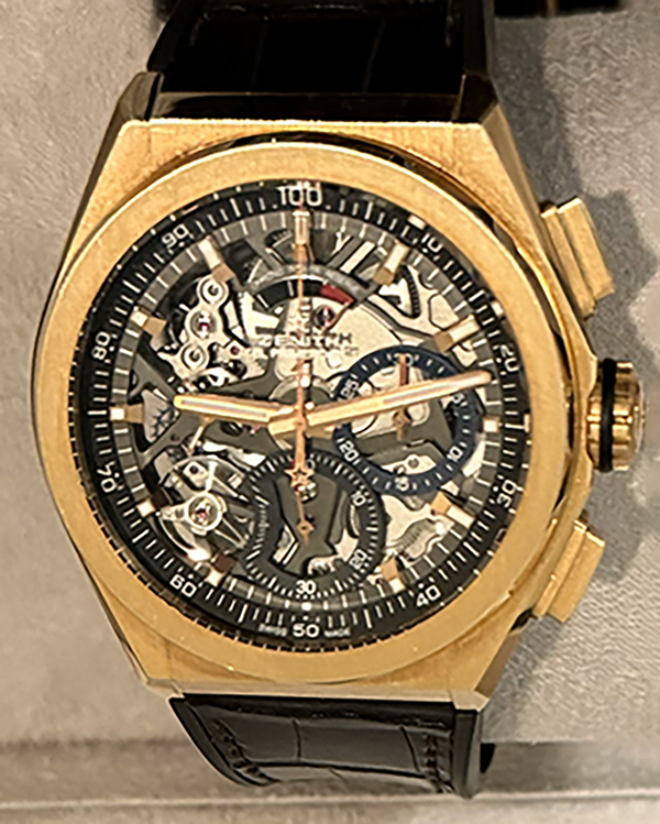 2021 Zenith El Primero 21 44MM Skeleton Dial Leather Strap (18.9000.9004/71.R585)