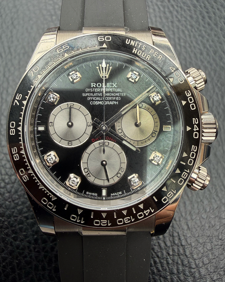 2026 Rolex Cosmograph Daytona 40MM Black Dial Rubber Strap (126519LN)
