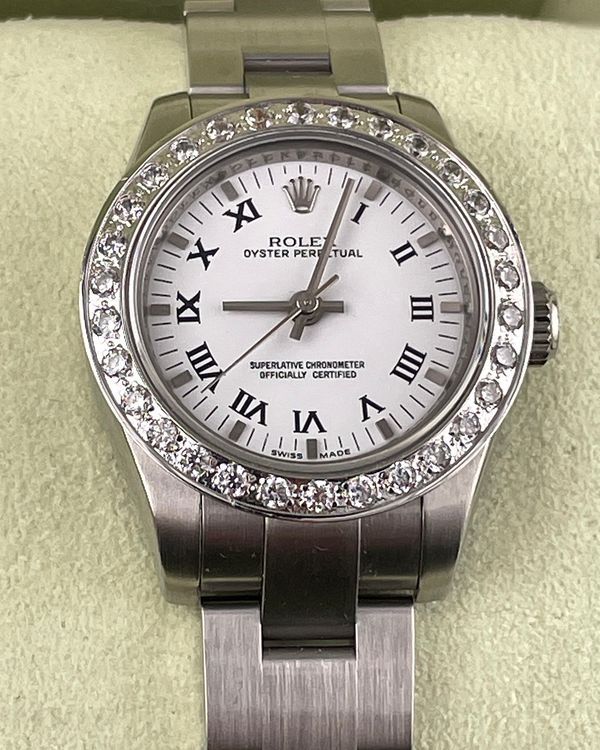2011 Rolex Oyster Perpetual 26MM White Dial Oyster Bracelet (176210)