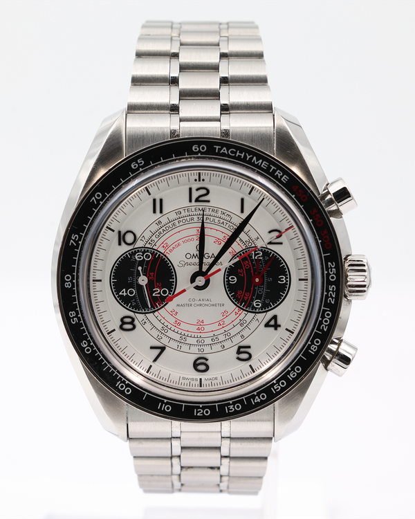 No Reserve - 2022 Omega Speedmaster Chronoscope 43MM Silver Dial Steel Bracelet (329.30.43.51.02.002)