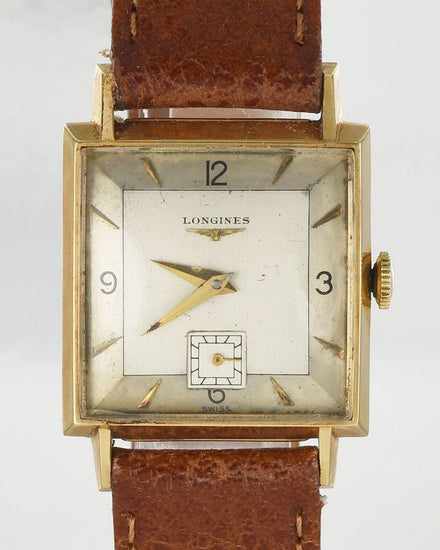 Longines Vintage 26MM White Dial Aftermarket Leather Strap (Longines)