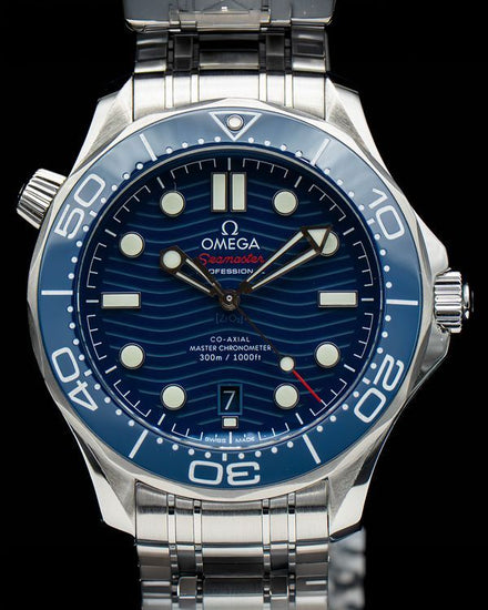 2023 Omega Seamaster Diver 300M 42MM Blue Dial Steel Bracelet (210.30.42.20.03.001)