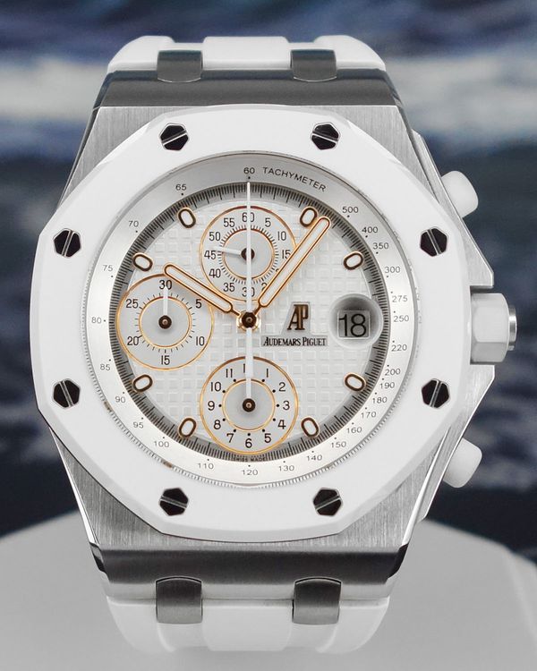 2015 Audemars Piguet Royal Oak Offshore "Pride of Siam" L.E. 42MM Silver Dial Rubber Strap (26172SO.OO.D202CR.01)