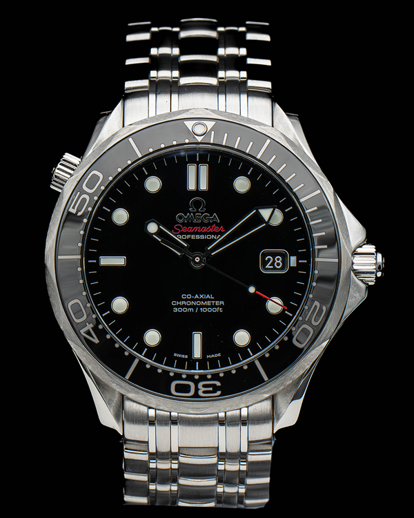 2013 Omega Seamaster Diver 300M 41MM Black Dial Steel Bracelet (212.30.41.20.01.003)