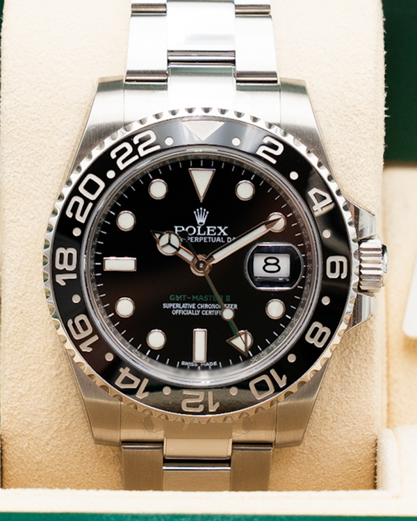 2017 Rolex GMT-Master II 40MM Black Dial Oyster Bracelet (116710LN)