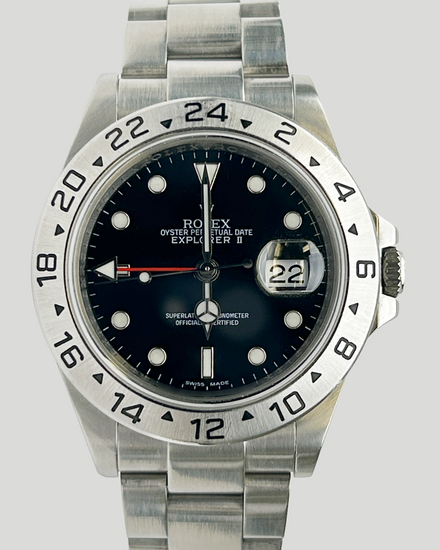 2009 Rolex Explorer II 40MM Black Dial Oyster Bracelet (16570)
