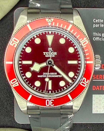 2025 Tudor Black Bay 58' 39MM Red "Burgundy" Dial Steel Bracelet (7939A1A0RU)