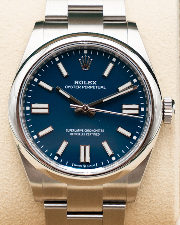 2026 Rolex Oyster Perpetual 41MM Blue Dial Oyster Bracelet (134300)