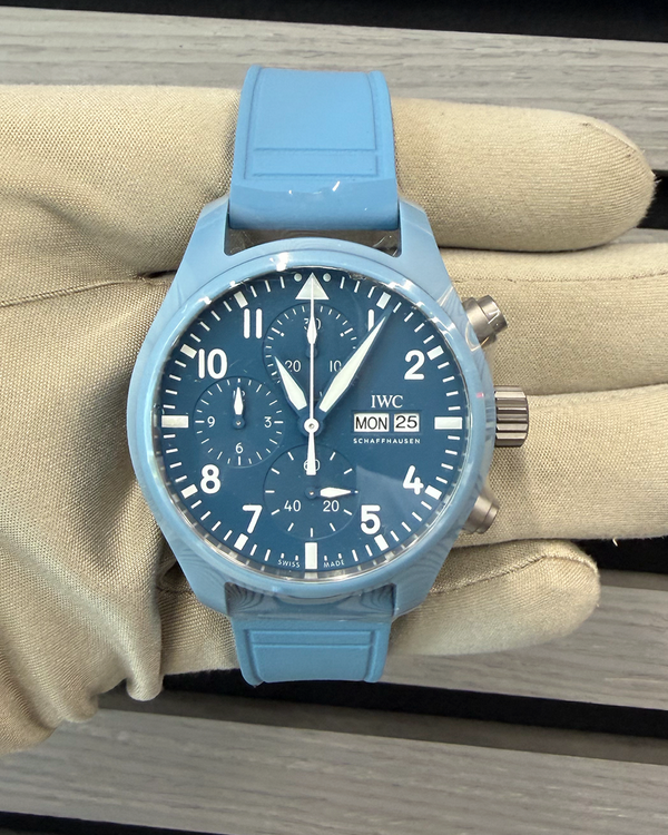 2026 IWC Schaffhausen Pilot Chronograph Top Gun "Miramar" L.E. 41.9MM Blue Dial Rubber Strap  (IW389409)