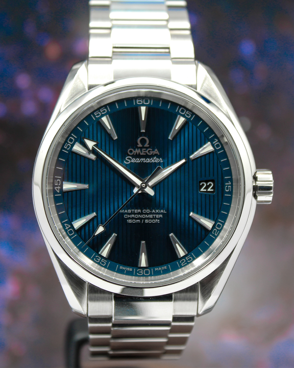 No Reserve - 2022 Omega Seamaster Aqua Terra 150M 41.5MM Blue Dial Steel Bracelet (231.10.42.21.03.003)
