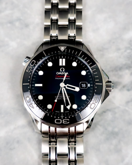 No Reserve - 2019 Omega Seamaster Diver 300M 41MM Black Dial Steel Bracelet (212.30.41.20.01.003)