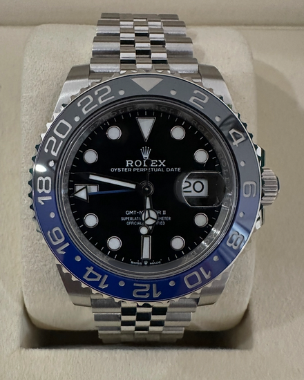 2025 Rolex GMT-Master II "Batgirl" 40MM Black Dial Jubilee Bracelet (126710BLNR)