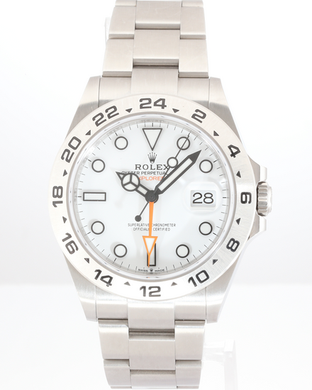No Reserve - 2025 Rolex Explorer "Polar" 42MM White Dial Oyster Bracelet (226570)