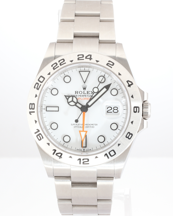 No Reserve - 2025 Rolex Explorer "Polar" 42MM White Dial Oyster Bracelet (226570)