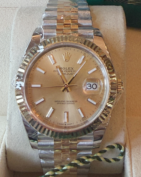 2026 Rolex Datejust 41MM Silver Dial Two-Tone Jubilee Bracelet (126333)