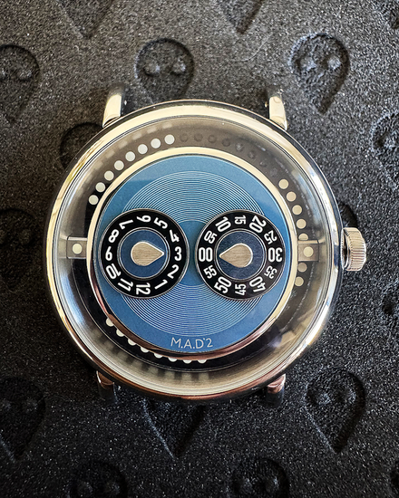 2026 MB&F MAD Edition 2 42MM Blue Dial Leather Strap (M.A.D.2 World Tour Edition)