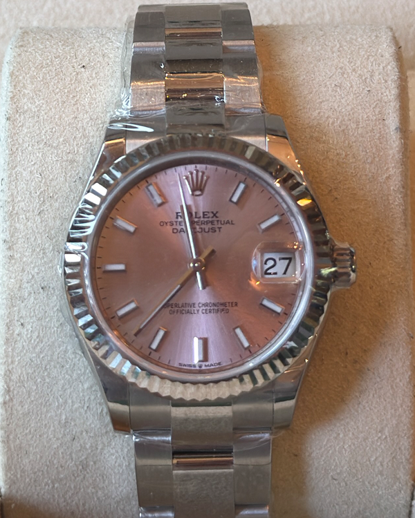 2026 Rolex Datejust 31MM Pink Dial Oyster Bracelet (278274)