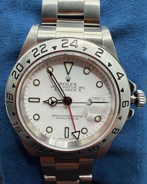 2006 Rolex Explorer II "Polar" 40MM White Dial Oyster Bracelet (16570)