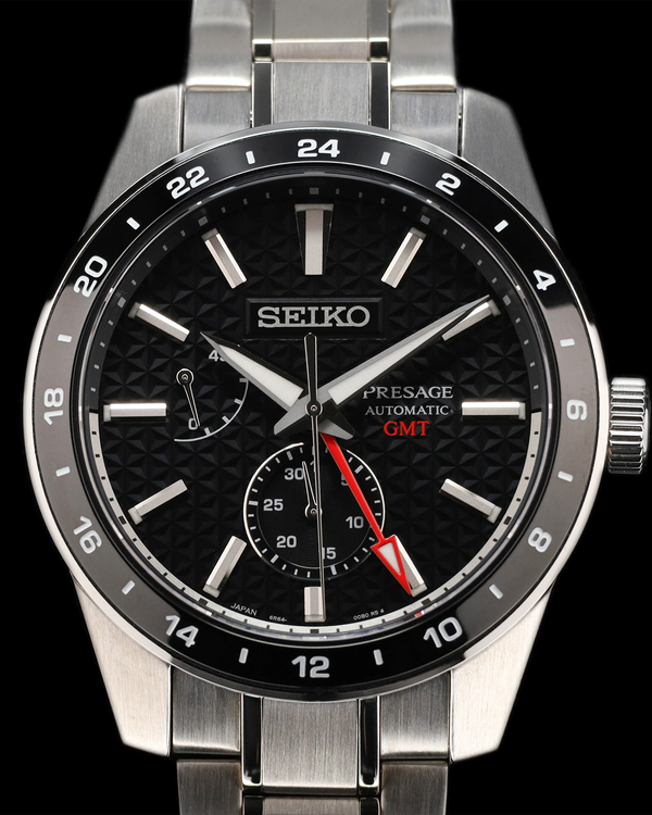 2025 Seiko Presage 42.2MM Black Dial Steel Bracelet (SPB221)